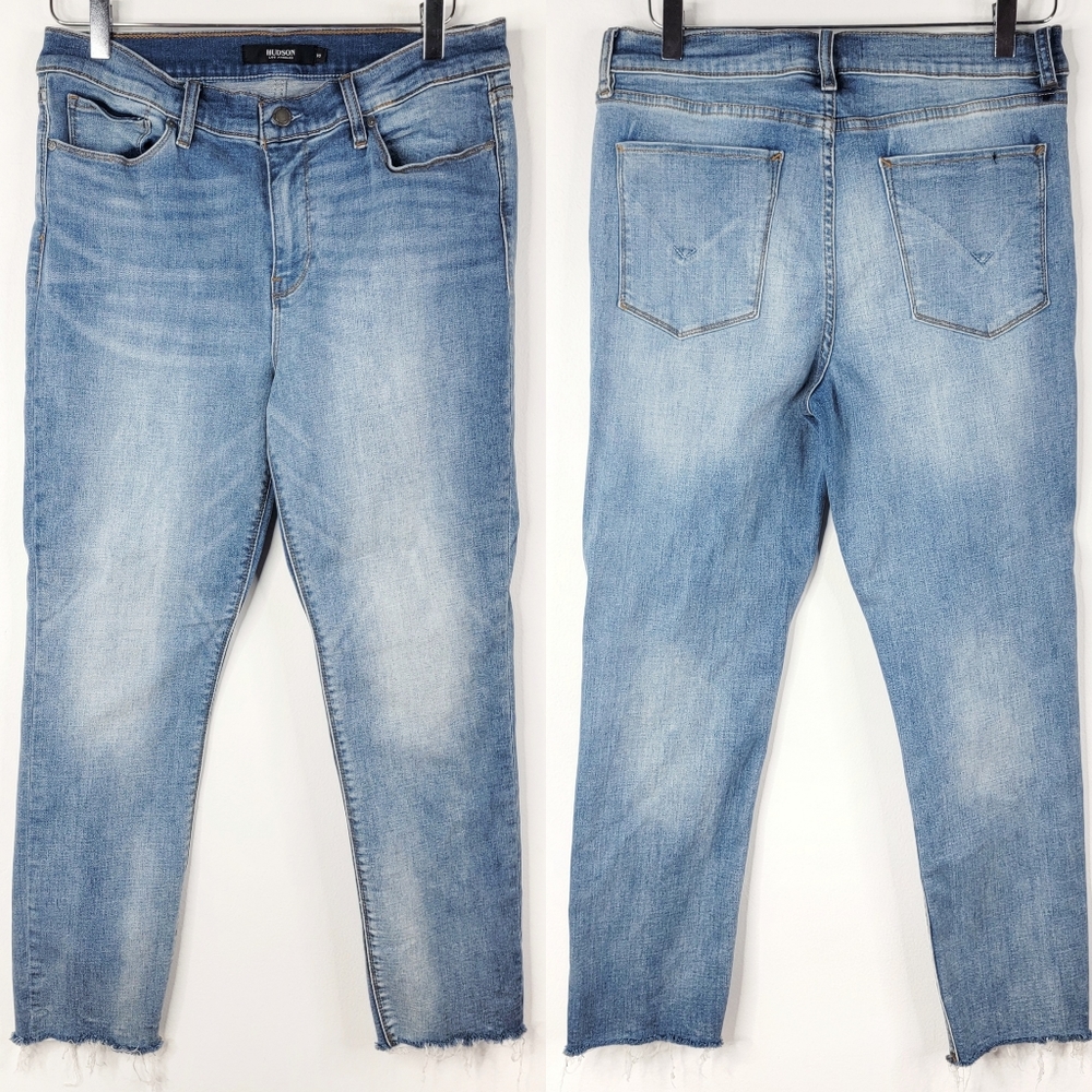 HUDSON Jeans Light Wash High Waisted Jeans